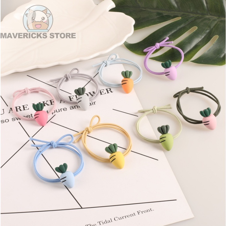 Băng Đô Co Giãn Nhiều Màu Sắc Họa Tiết Hoạt Hình Dễ Thương Phong Cách Hàn Quốc