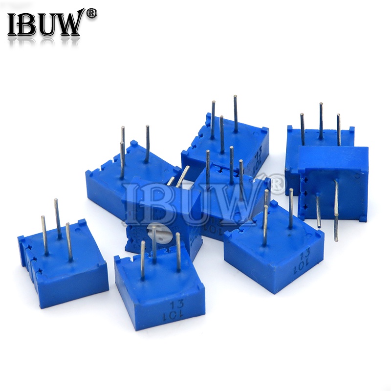 Set 10 Chiết Áp 3386 100 200 500 ohm 1K 2K 5K 10K 20K 50K 100K 200K 500K 1M ohm 103 Chuyên Dụng
