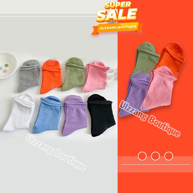 Vớ họa tiết phong cách Hàn Quốc dễ thương cổ lửng cổ cao hàng chất đẹp