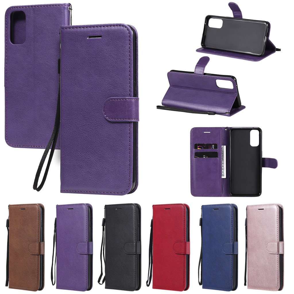 Bao da điện thoại màu trơn sang trọng cho OPPO RENO4 5G / RENO4 PRO 5G | BigBuy360 - bigbuy360.vn