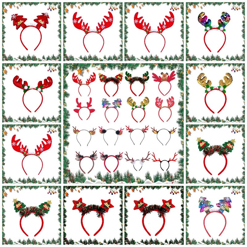Băng đô cài tóc hình ông già Noel dễ thương cho bé gái - LANA QUEEN