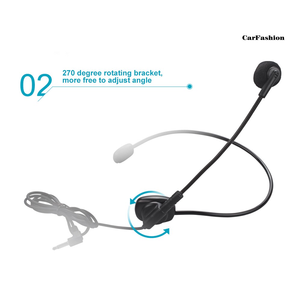 Micro Tai Nghe Có Dây Linh Hoạt 3.5Mm Hỗ Trợ Dạy Học Giọng Nói