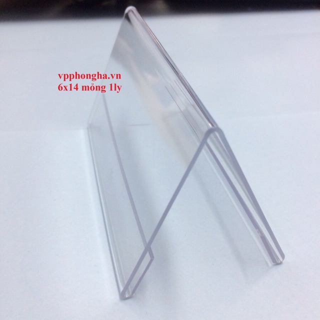 Combo 100 chiếc mica 6x14cm loại mỏng