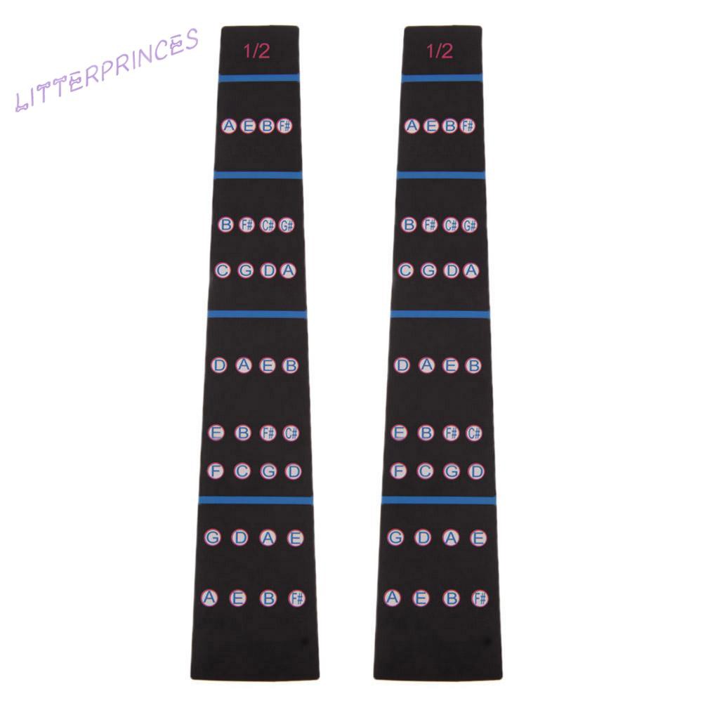 Litterprinces 2pcs Violin Finger Position Marker Tapes Fingerboard Fretboard Stickers