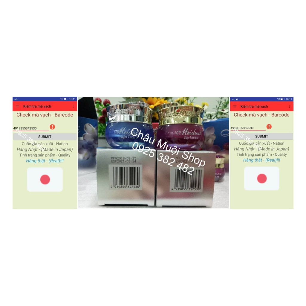 KEM DƯỠNG TRẮNG DA MÒ NÁM Meiduzi Nhật Bản - Day Cream