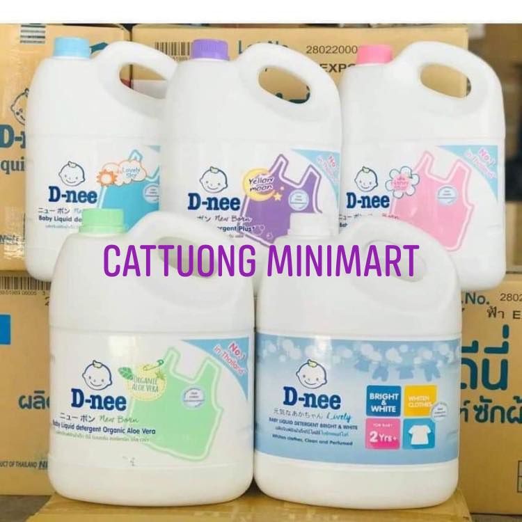 Nước giặt cho bé D-nee thơm lâu can 3 lít