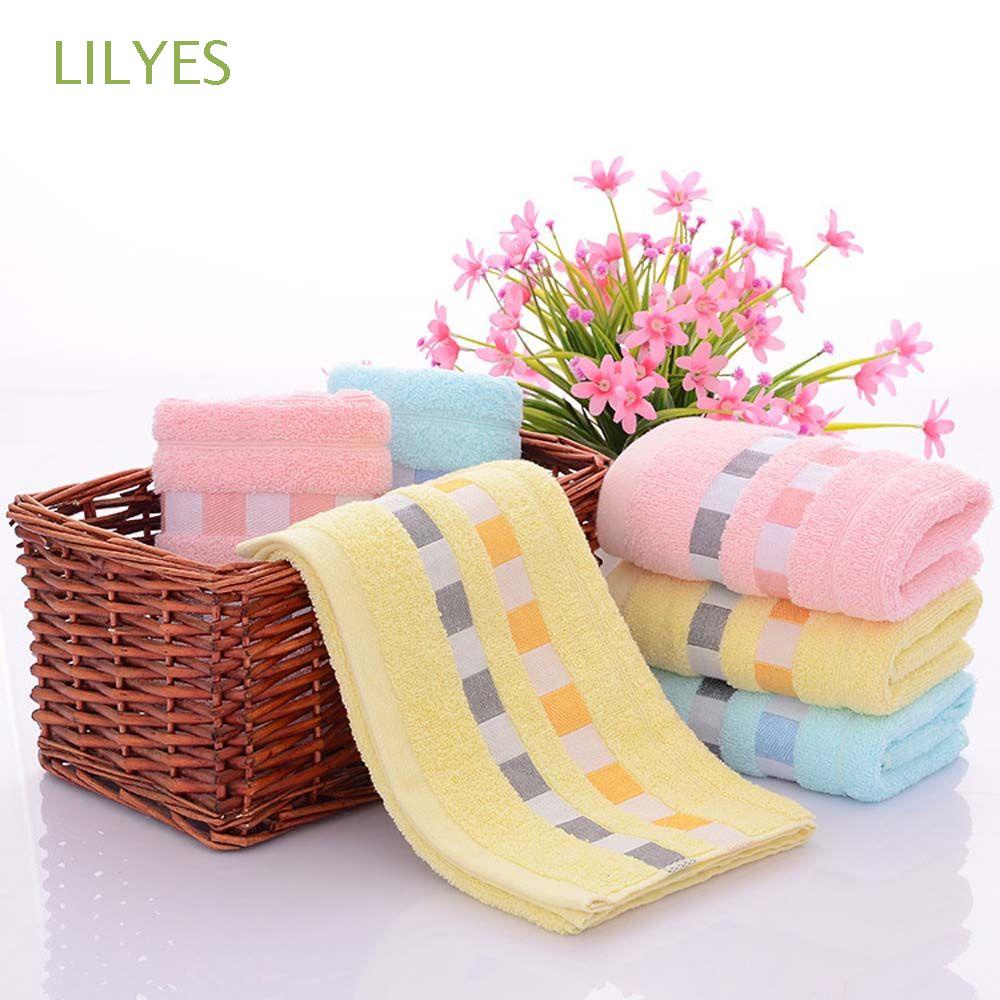Khăn lau mặt chất liệu cotton mềm thấm hút tốt nhiều màu sắc