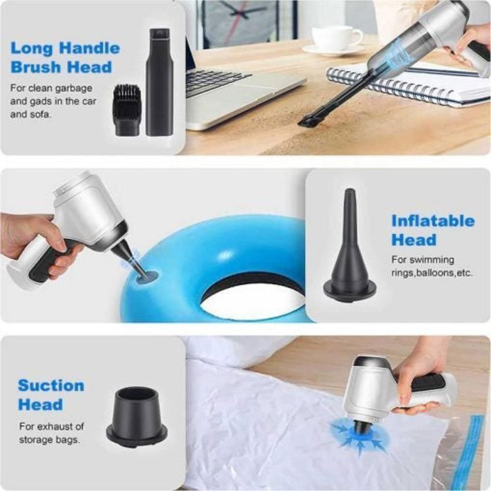Máy Hút Bụi Mini Cầm Tay Tiện Dụng Cho Xe Hơi