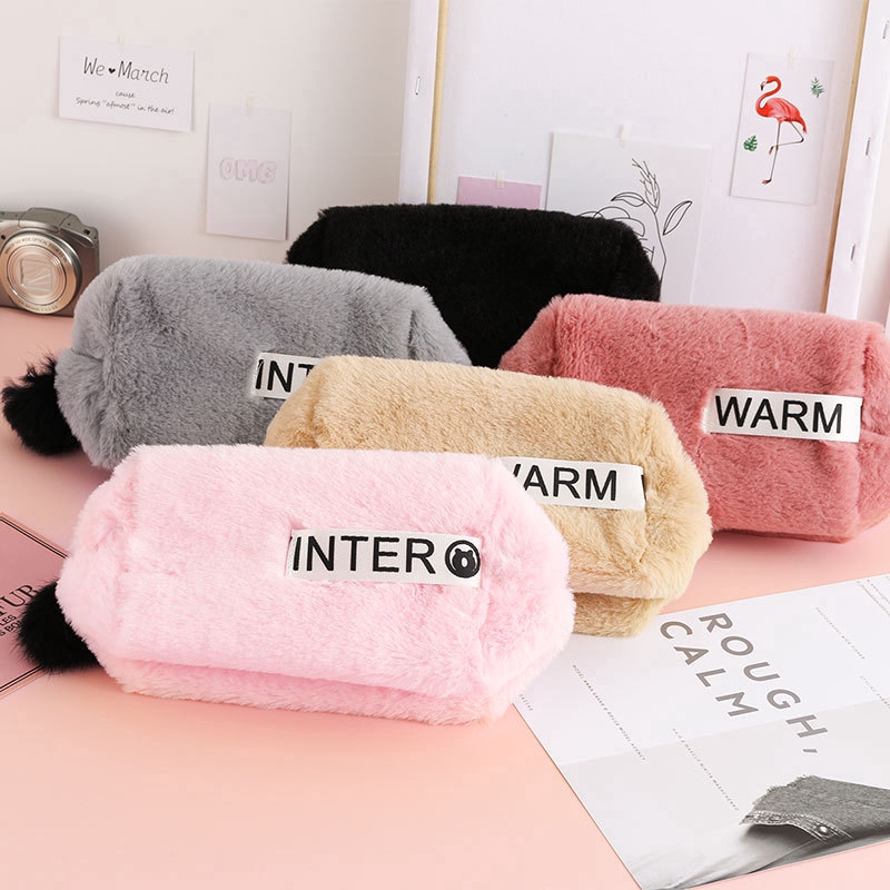Multi-functional velvet makeup cosmetic bag