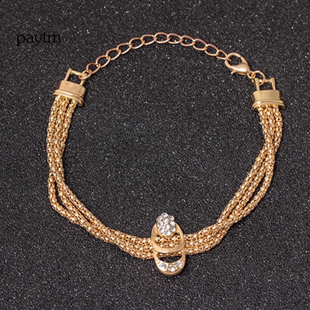 Bộ Trang Sức Nhiều Lớp Đính Đá Sang Trọng