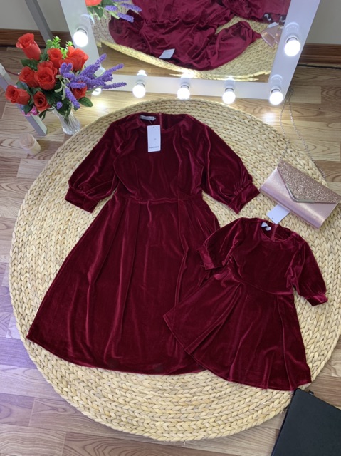 BÁN SỈ VÁY NHUNG MẸ CON | BigBuy360 - bigbuy360.vn