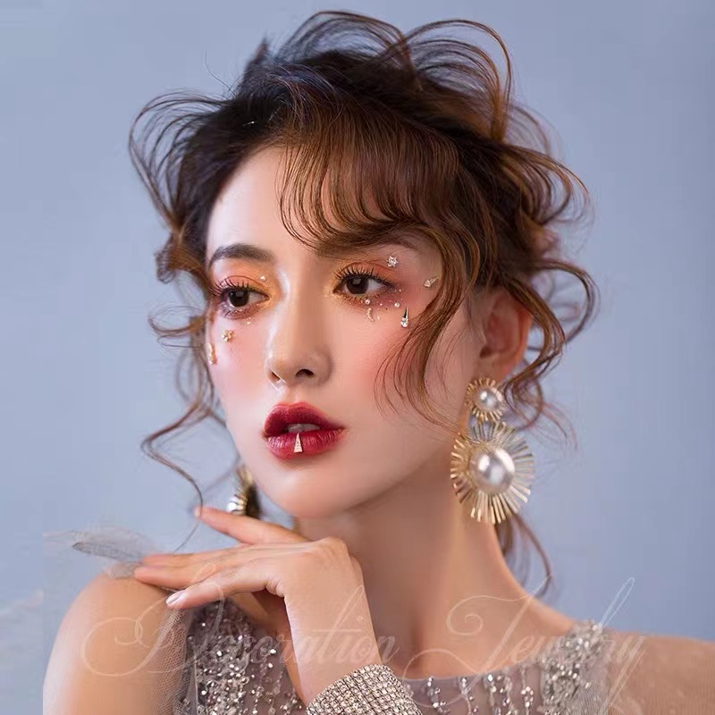 Bông Tai Hình Tròn Phong Cách Âu Mỹ Đơn Giản Thời Trang Mới 2022 Cho Nữ