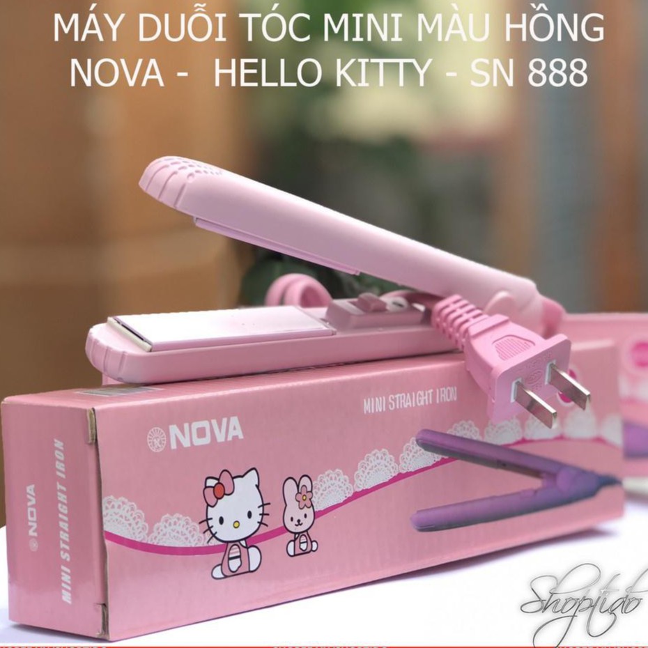Máy Ép Duỗi Tóc Là Tóc Nova Hello Kitty