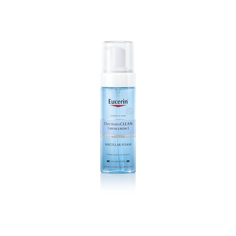 Bọt Tẩy Trang Eucerin DermatoCLEAN Hyaluron Micellar Foam