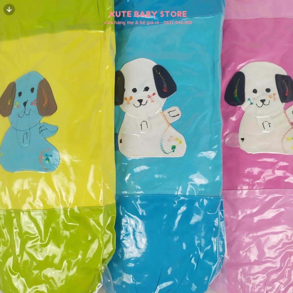 Gối ôm cho bé kim home vải cara 60x25cm