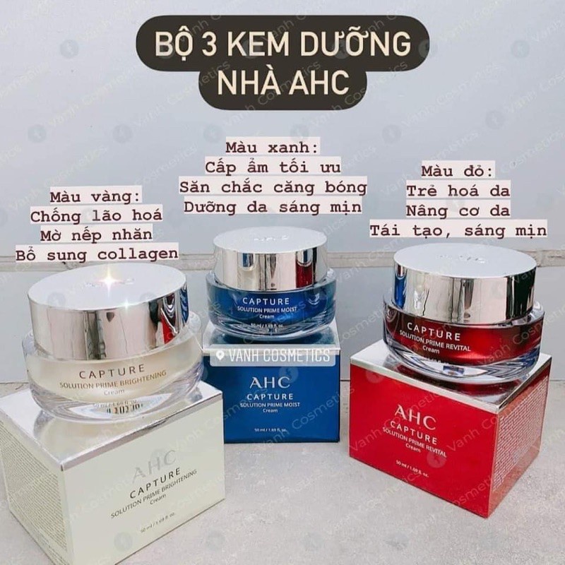 KEM DƯỠNG AHC CAPTURE SOLUTION MAX CREAM 50G ( hũ tròn )