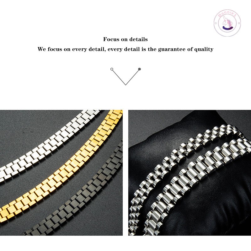 Stainless Steel Bracelet for Men Women Elegant Stylish Detacthable Hand Chain Watch Bracelet