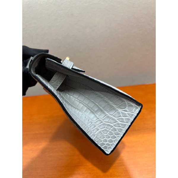 Túi xách cao cấp thương hiệu Hermes HM Kelly Pochette da thật nhập khẩu