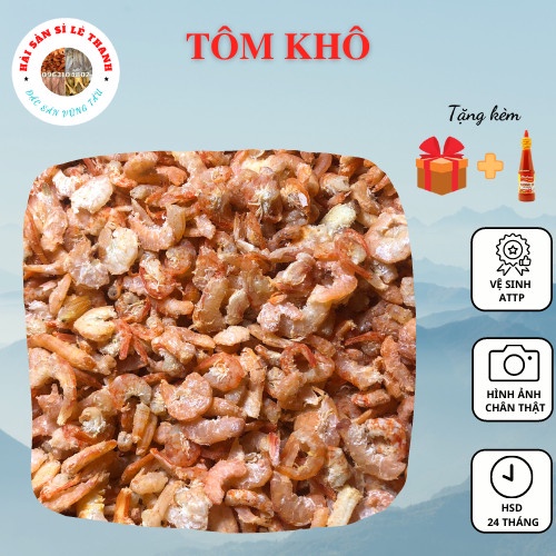Tôm khô Vũng Tàu 1 Kg hàng chuẩn chất lượng loại nhỏ nấu canh