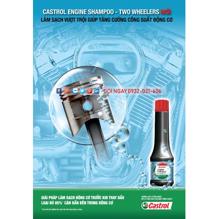 Engine Shampoo - Two Wheelers - Dung dịch xúc động cơ