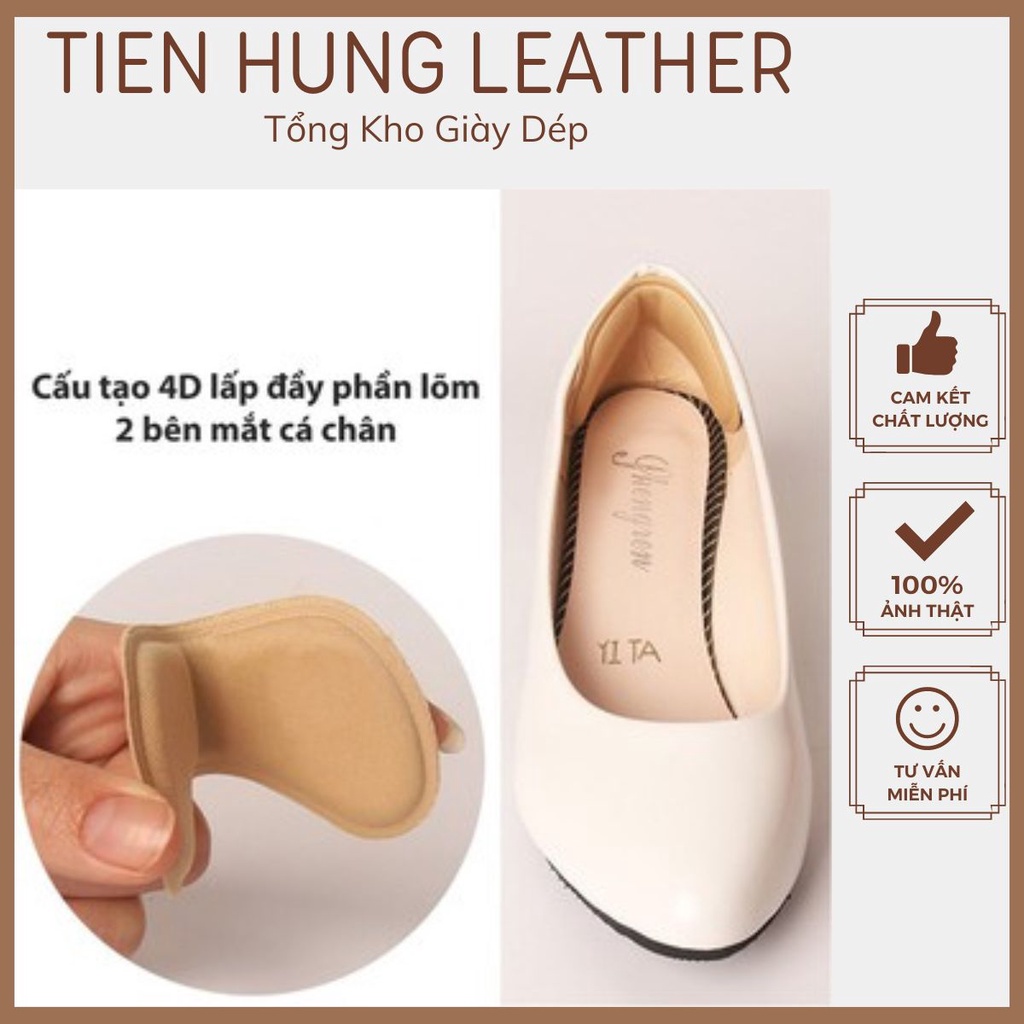 Lót gót giày 4D êm chân, chống rộng, chống trầy gót chân Tiến Hùng TH3002