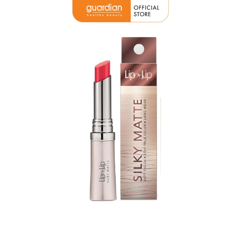 Son Lì Siêu Mịn Lip On Lip Màu Đỏ Anh Đào Silky Matte Cherry Red 2.2g