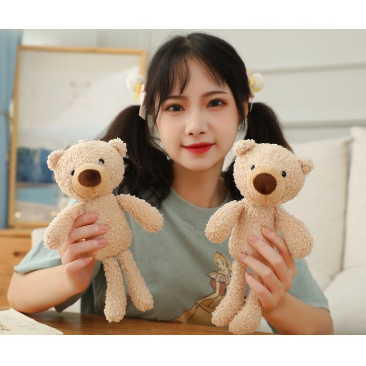 Móc khóa gấu TEDDY nâu  [Phụ kiện trang trí túi] - Thú bông, PK001