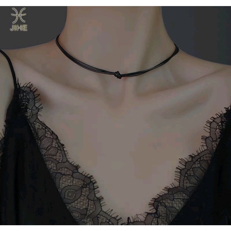 Bộ sưu tập Vòng cổ choker dây đen