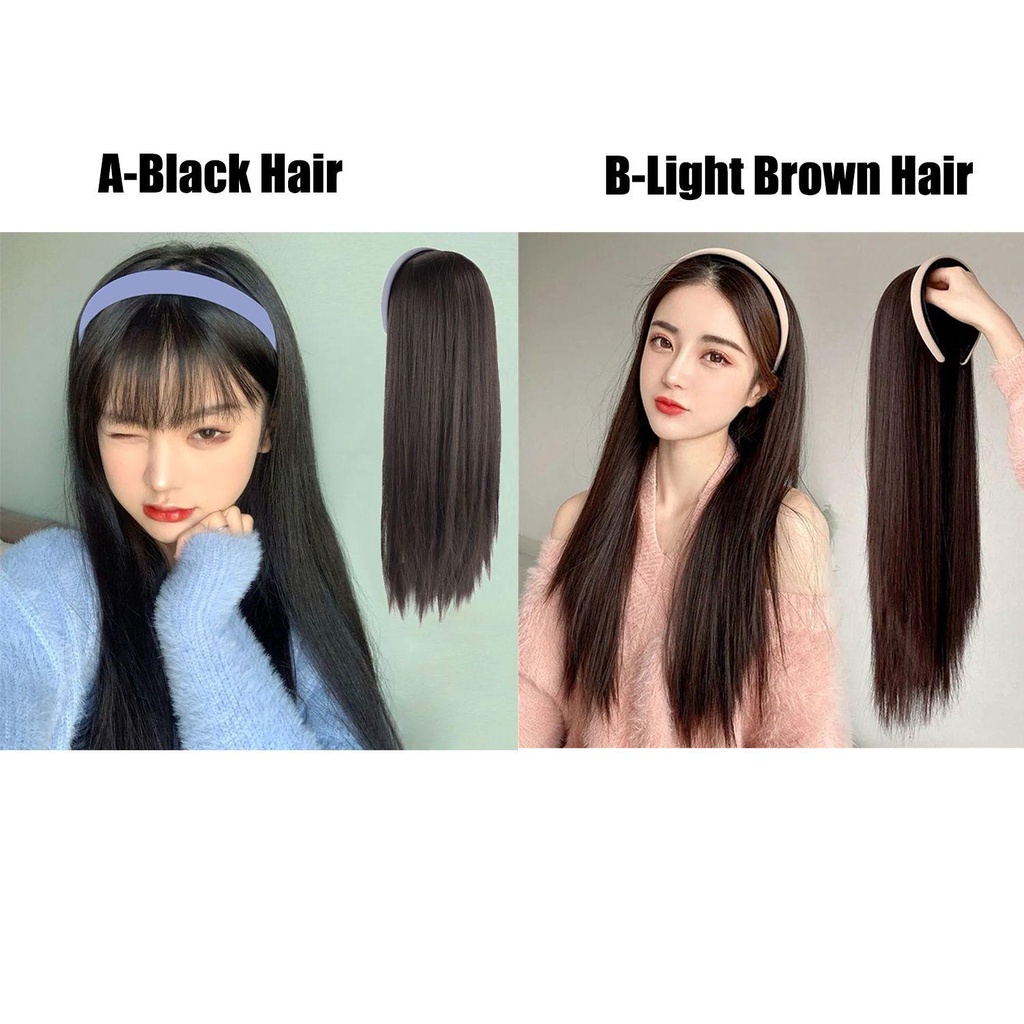 Băng Đô Cài Tóc Giả Bằng Sợi Chịu Nhiệt Dùng Hóa Trang Hàng Ngày