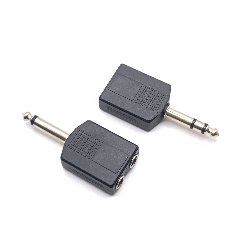 Đầu Chia Jack 6 Ly Mono, Stereo XS-10 Chất Lượng - Jack 6.5 1 Ra 2 Giá Tốt - Jack 6 Ly Ra 2 Đầu Lỗi 1 Đổi 1 Trong 7 Ngày