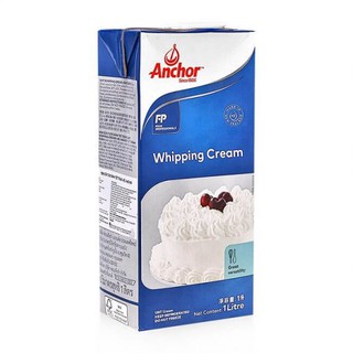 Kem tươi Whipping Cream hiệu Anchor hộp 250ml/ hộp 1L, Kem sữa béo Anchor giao ngay