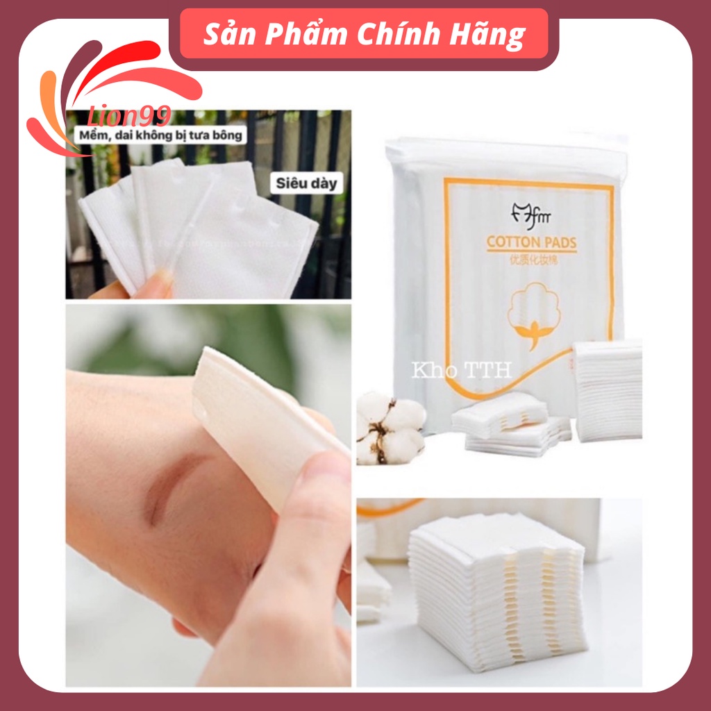 Bông tẩy trang Cotton Pads 222 miếng siêu tiện lợi 3 lớp
