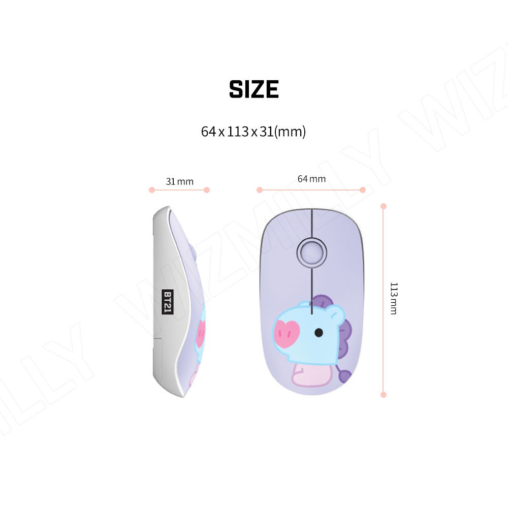 Chuột Không Dây BT21 BTS Chính Thức