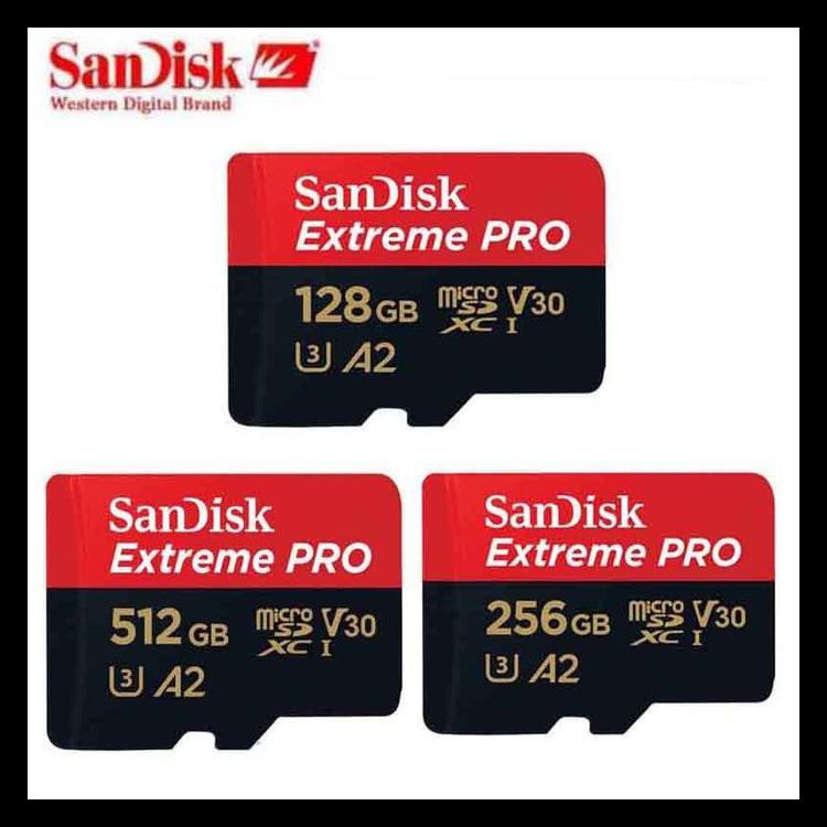 Thẻ Nhớ Sandisk Extreme Pro A2 Microsd 32gb 64gb 128gb 256gb 512gb 1tb - 32gb Code 864