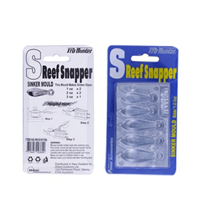 KHUÔN ĐÚC CHÌ SNAPPER SMALL 1-2-3OZ(28g-56g-84g) ALUMINUM