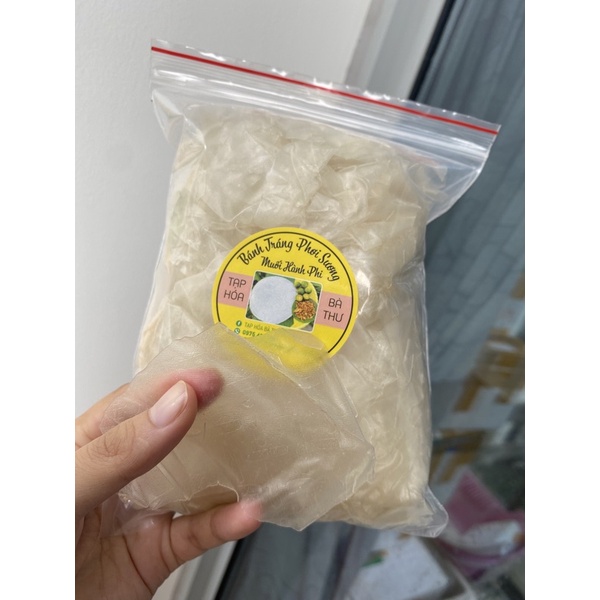 COMBO 500Gr BÁNH TRÁNG PHƠI SƯƠNG + 200GR MUỐI HÀNH PHI