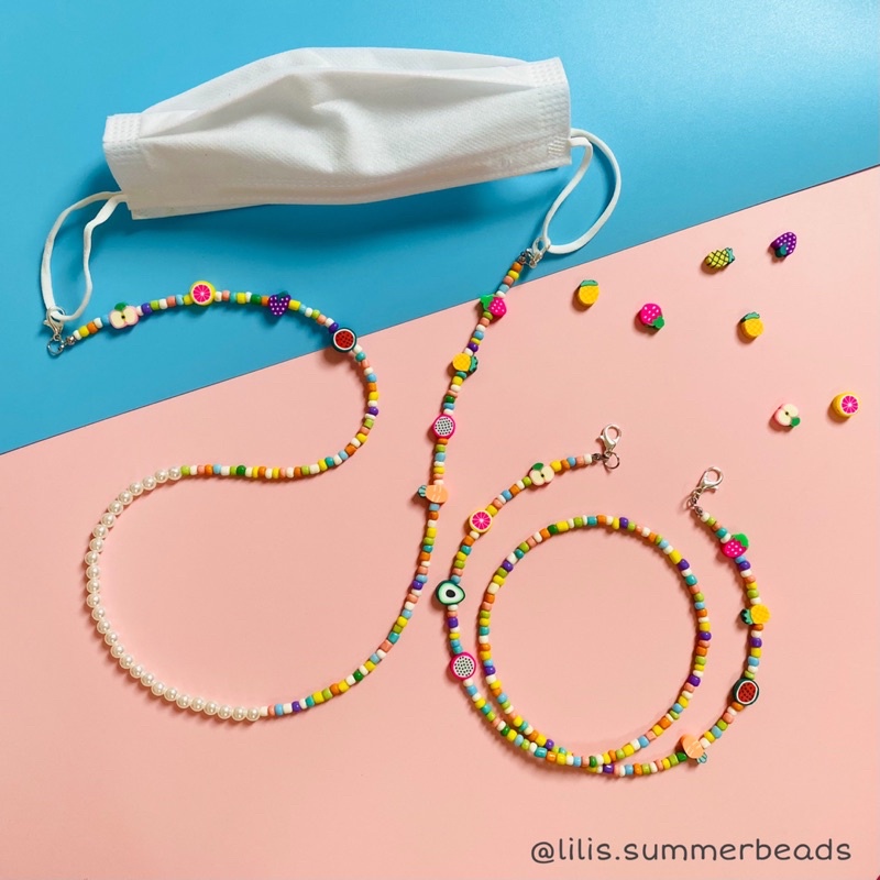 Dây đeo khẩu trang LILI SUMMER FRUITS MASK CHAIN - LILI'S SUMMER BEADS