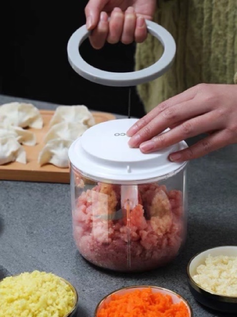 Máy xay tỏi ớt, rau củ, thịt bằng cơ đa năng siêu tiện dụng ecoco | BigBuy360 - bigbuy360.vn