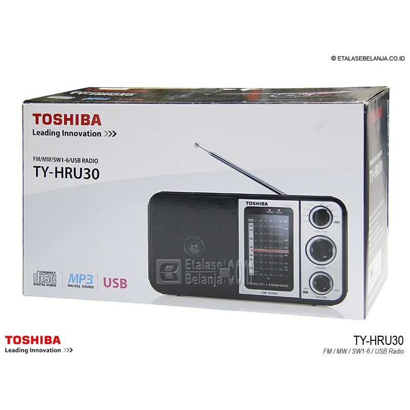 ĐÀI RADIO USB TOSHIBA TY-HRU30 FM/AM/SW1-6/