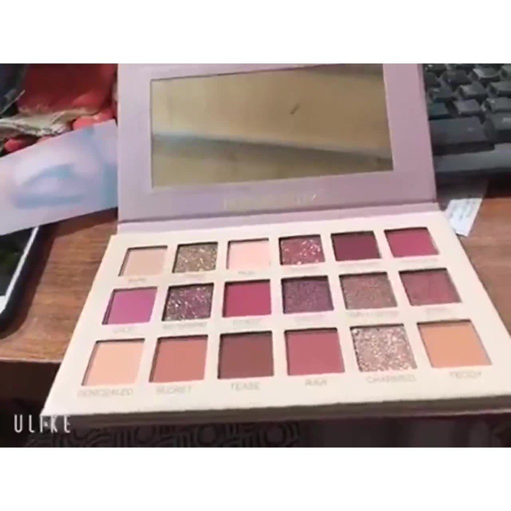 Bảng phấn mắt 18 màu Huda Beauty Nude tutu trang điểm mắt phấn mắt kiềm dầu cao cấp bắt sáng 3 ace mascara Cosmetics Ski | BigBuy360 - bigbuy360.vn