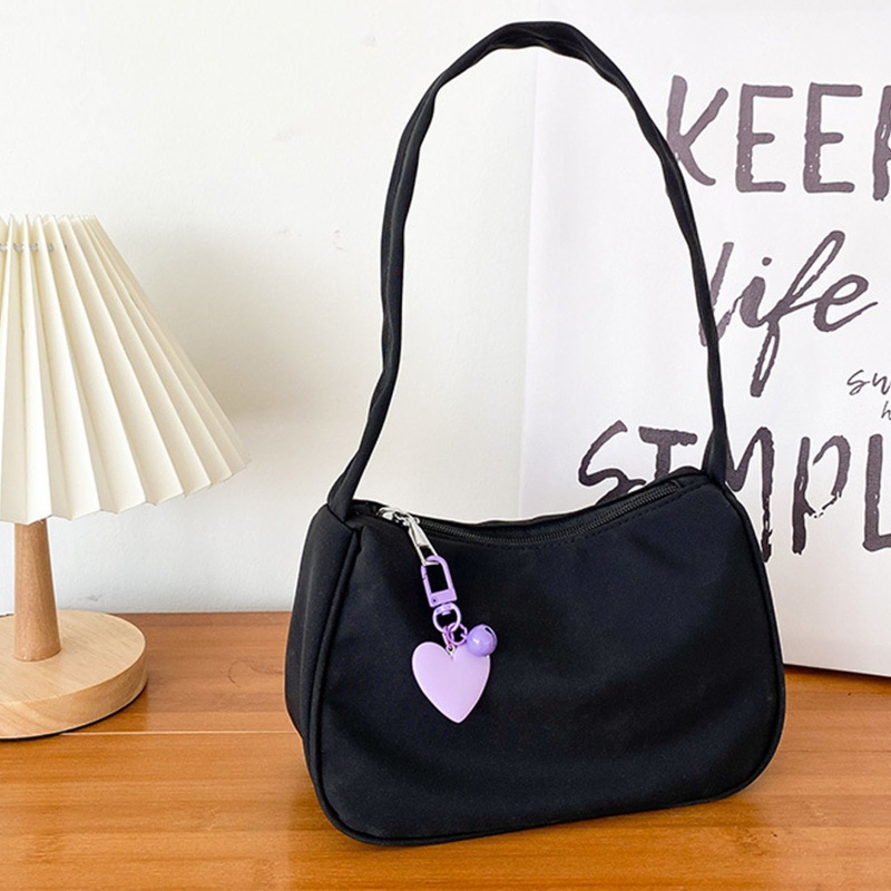 Túi Xách Đeo Dưới Cánh Tay Cỡ Nhỏ Bằng Nylon Có Dây Kéo Cổ Điển Cho Nữ