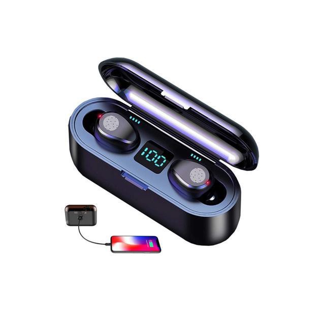 Tai Nghe Bluetooth 5.0 AMOI F9 TWS Bản QUỐC TẾ Cao Cấp - Cảm Ứng Không Dây Chống Nước Chống Ồn Tích Hợp Sạc Dự Phòng | BigBuy360 - bigbuy360.vn