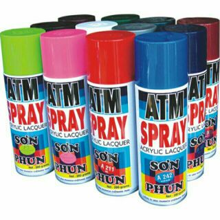 Sơn phun, sơn xịt đủ màu hàng chuẩn