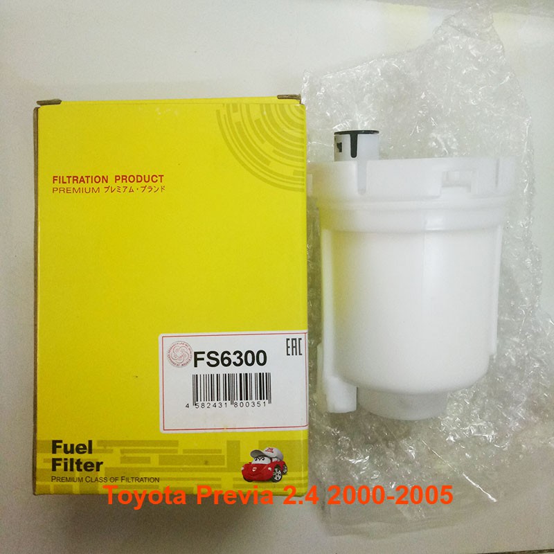 Lọc xăng Toyota Previa 2.4L 2000-2005 mã FS6300 của JS Asakashi Nhật Bản