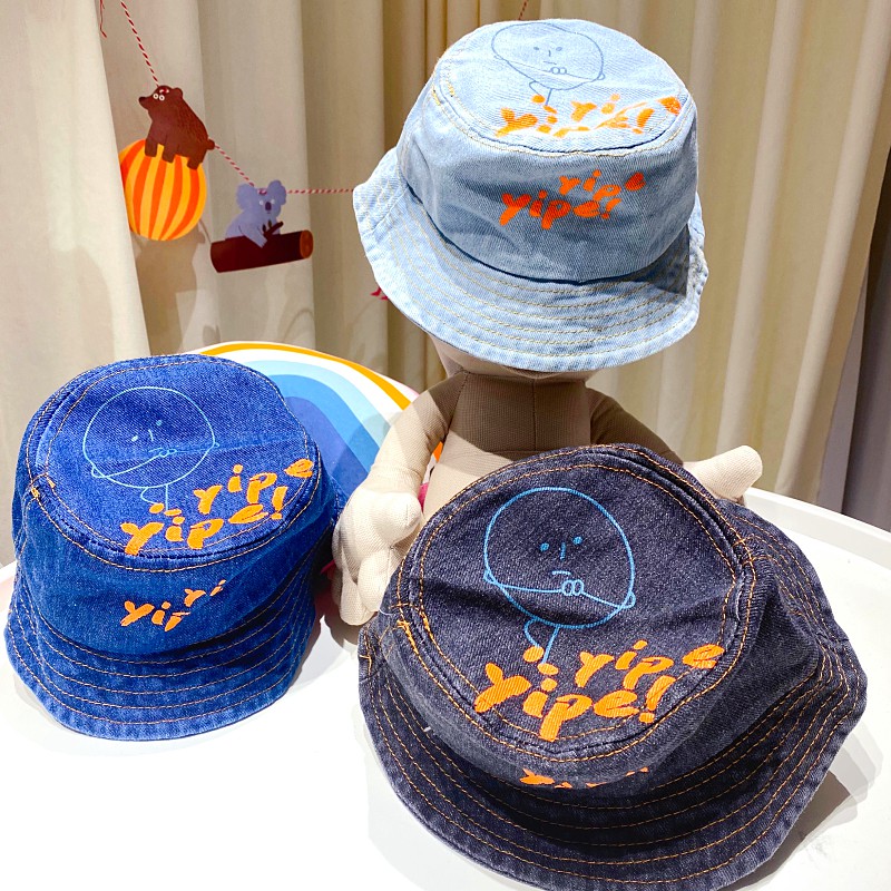 Mũ Cao Bồi Họa Tiết Chữ Cá Tính Thời Trang Mùa Thu Cho Trẻ Em