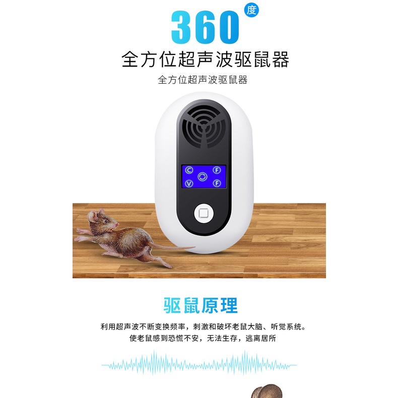 Thiết Bị Xua Đuổi Chuột Bằng Sóng Siêu Âm Tiện Dụng