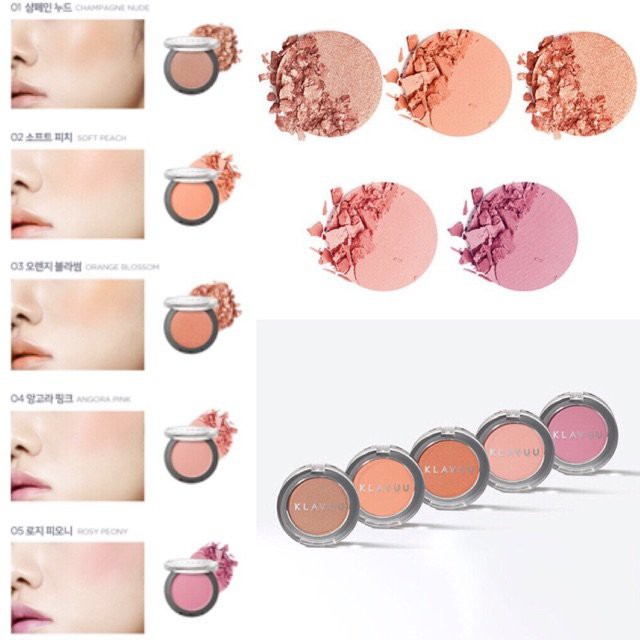 Phấn Má Hồng Klavuu Urban Pearlsation Natural Powder Blusher Hàn Quốc | BigBuy360 - bigbuy360.vn