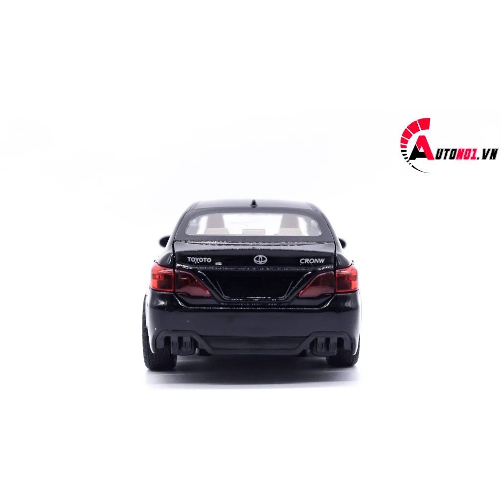 MÔ HÌNH XE TOYOTA CROWN BLACK 1:32 HUAYI ALLOY 7653