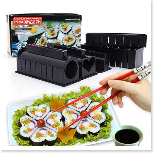 Khuôn làm sushi  🗣️ GIÁ VỐN Bộ Dụng Cụ Làm Sushi 10  Món Chế Biến Món Sushi tại nhà 3778