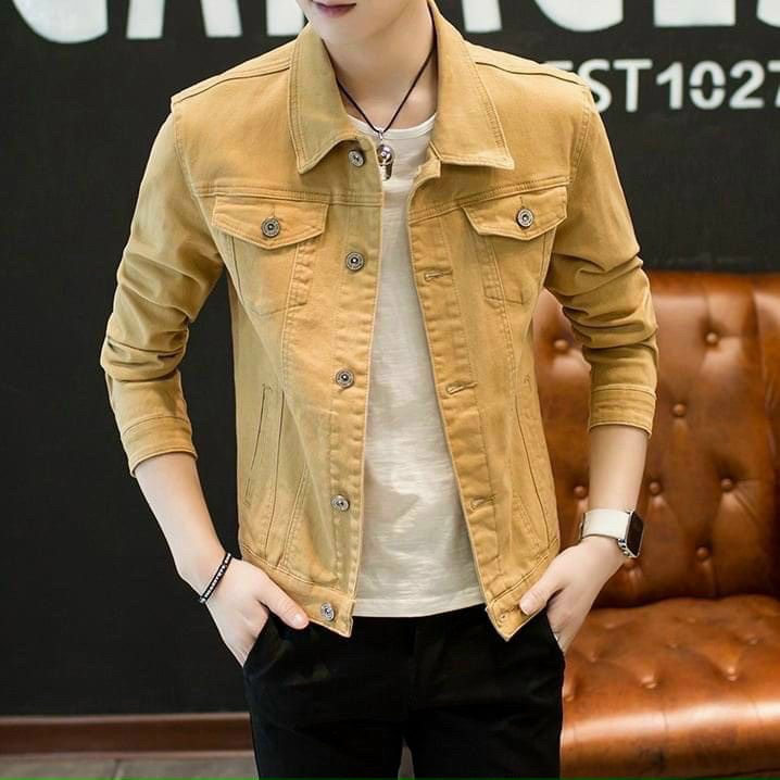 Áo kaki jean nam nữ from suông, 1 lớp dày dặn thời trang Hàn Quốc ARY HOUSE A15
